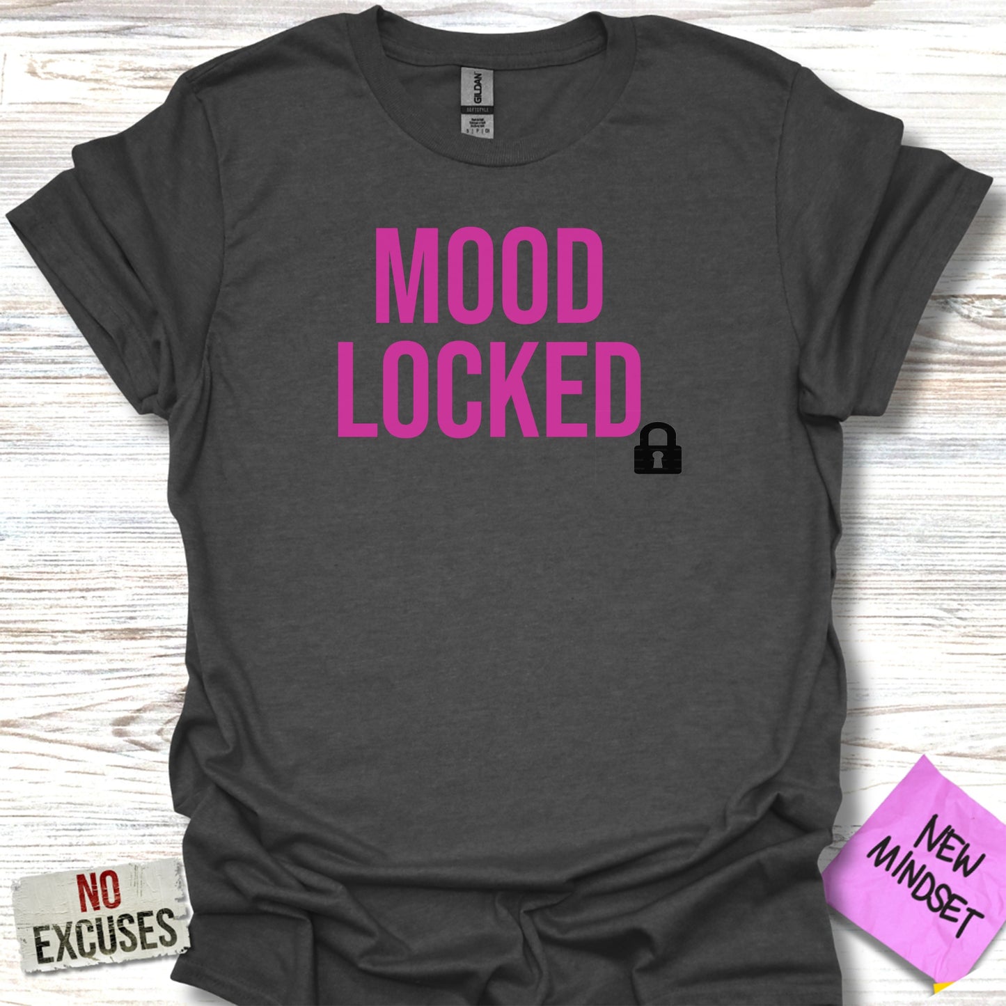 Mood Locked Graphic Tee Shirt Unisex Product