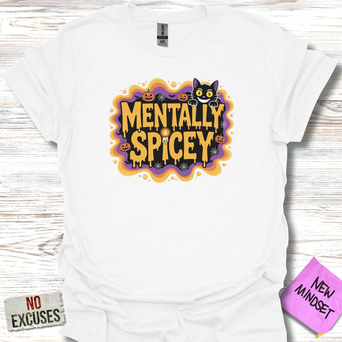 Mentally Spicey Halloween Themed T-Shirt product