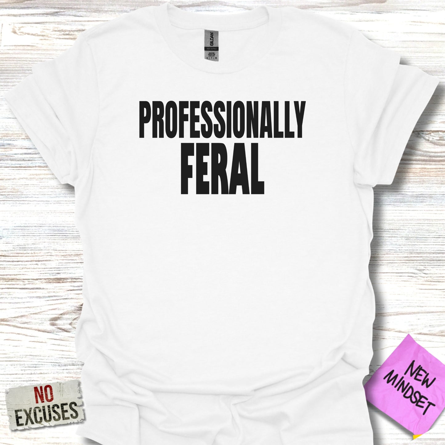 Professionally Feral Unisex Shirt Trendy Apparel