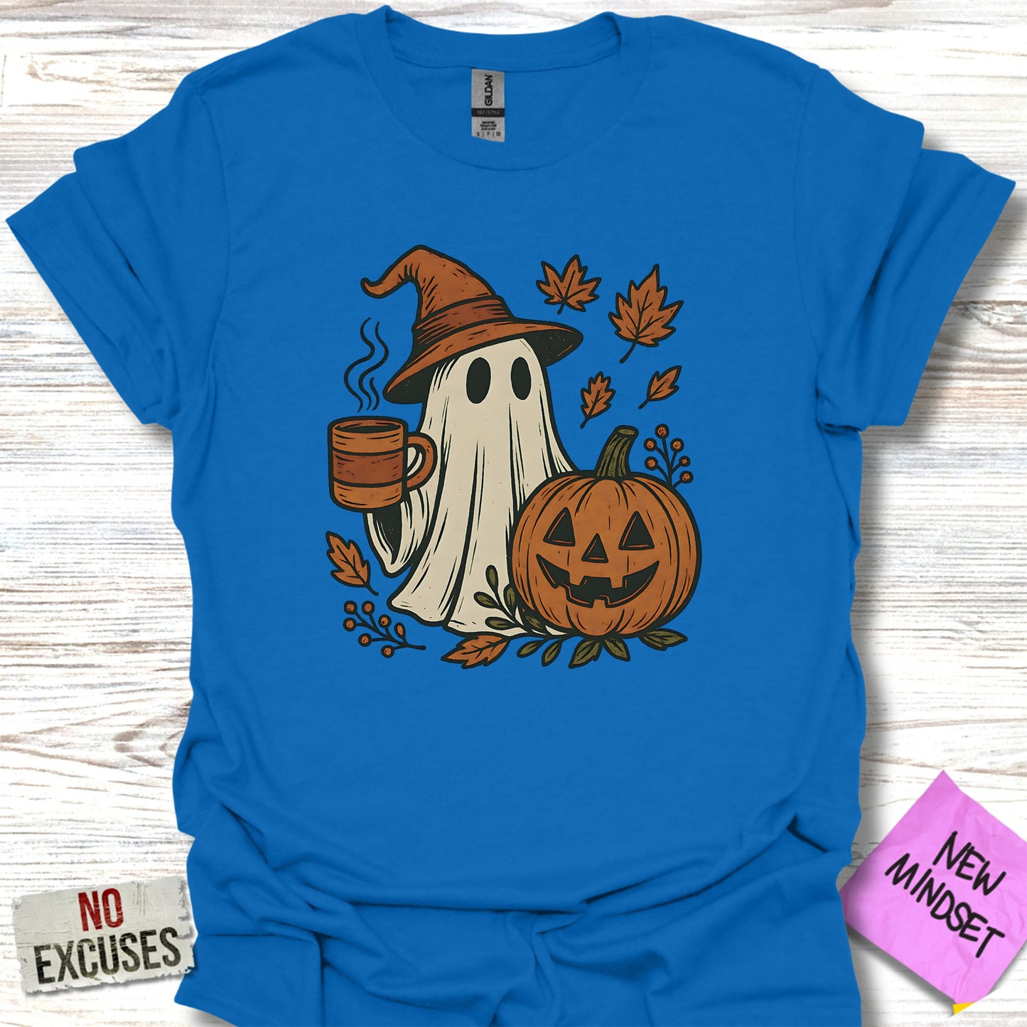 Halloween Ghost Pumpkin Graphic Tee product