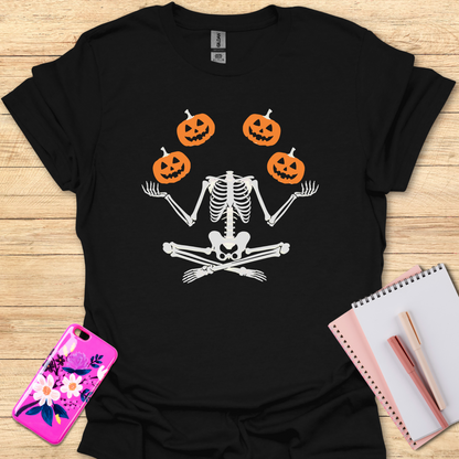 Juggling Skeleton T-Shirt