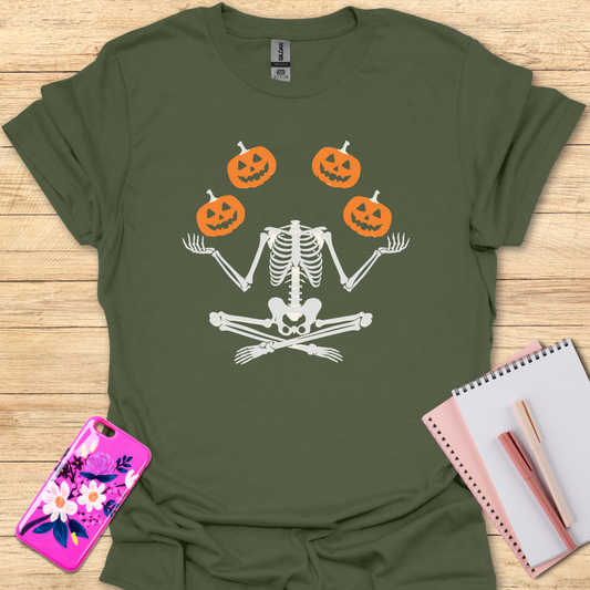 Juggling Skeleton T-Shirt