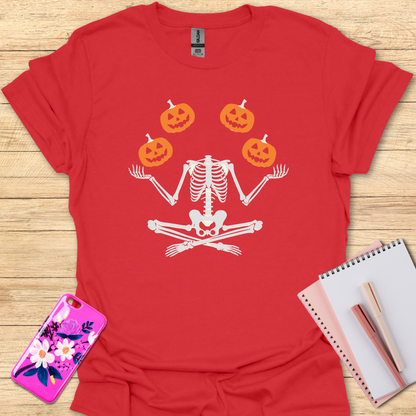 Juggling Skeleton T-Shirt