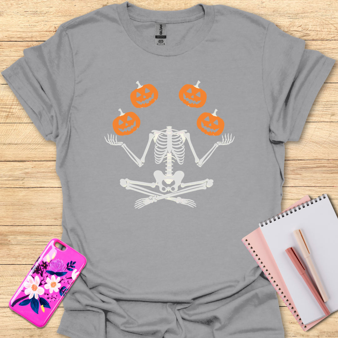 Juggling Skeleton T-Shirt