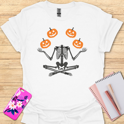 Juggling Skeleton T-Shirt