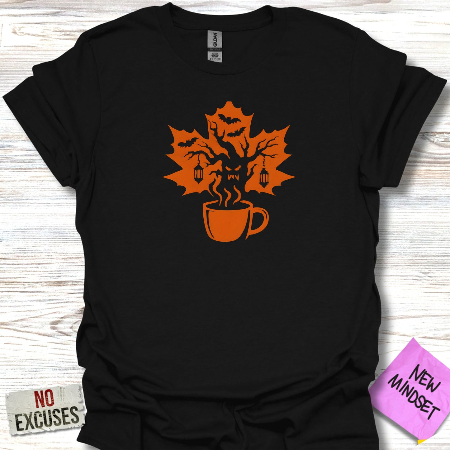 Creepy Halloween Coffee Cup Design T-shirt product