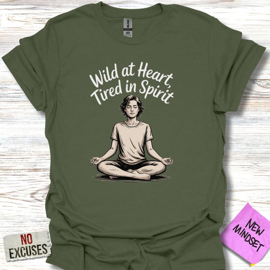 Wild at Heart Tired in Spirit Graphic Tee product
