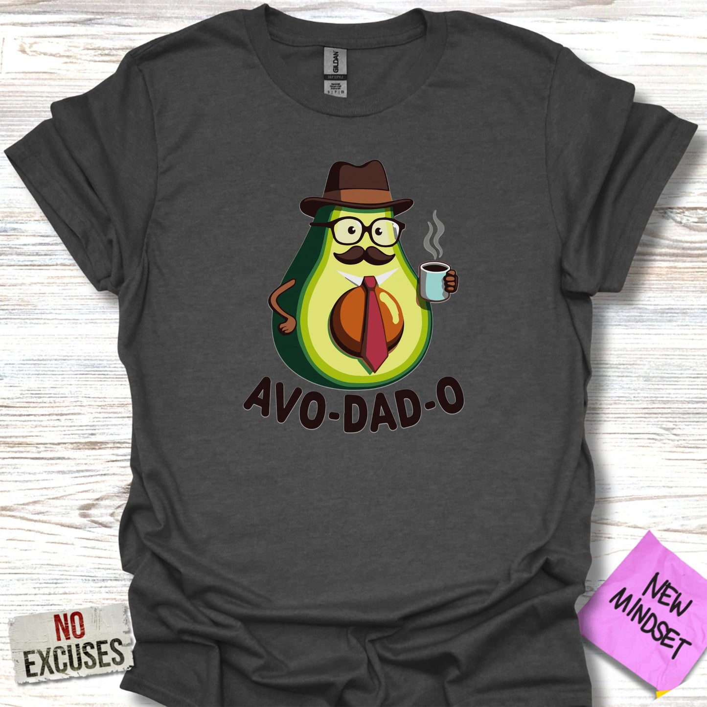 Avo Dad O Avocado Graphic Tee Shirt Funny product type