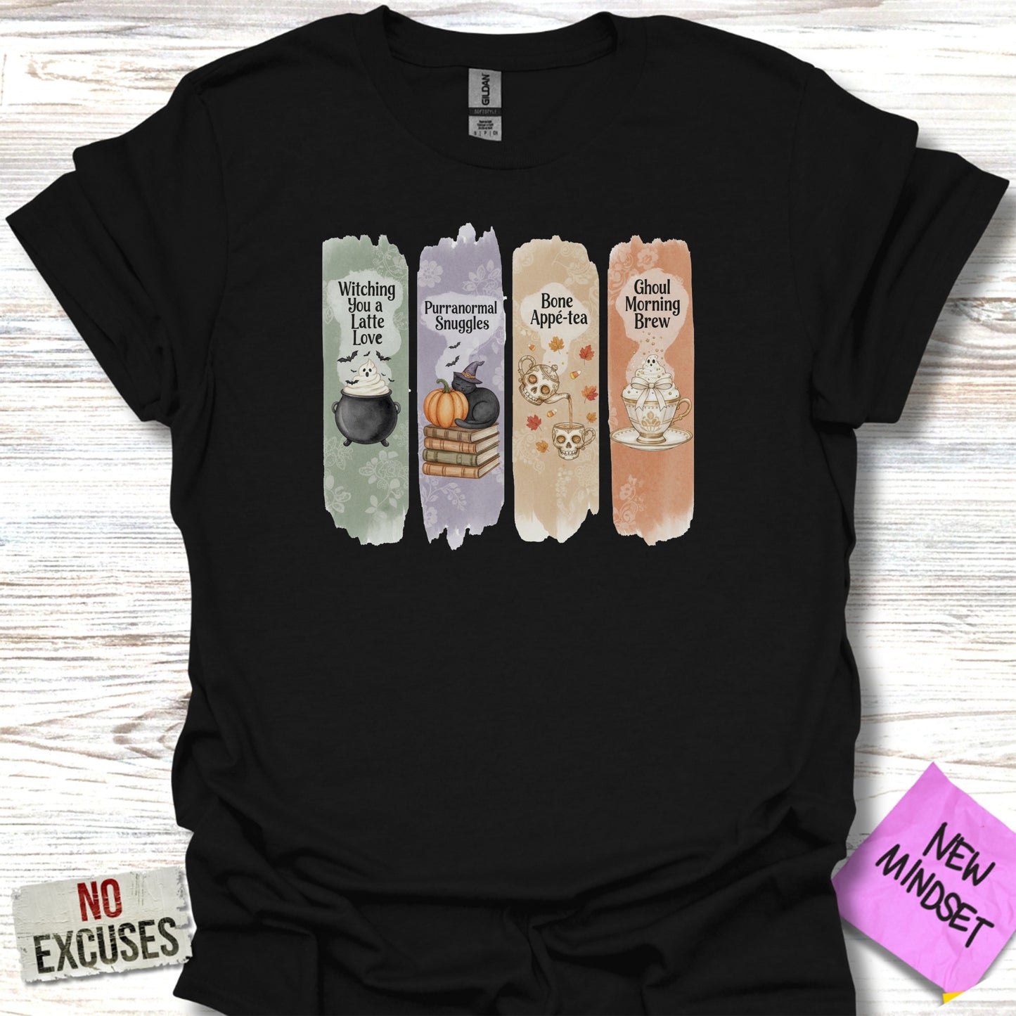 Witching you a latte love Halloween themed t-shirt product type