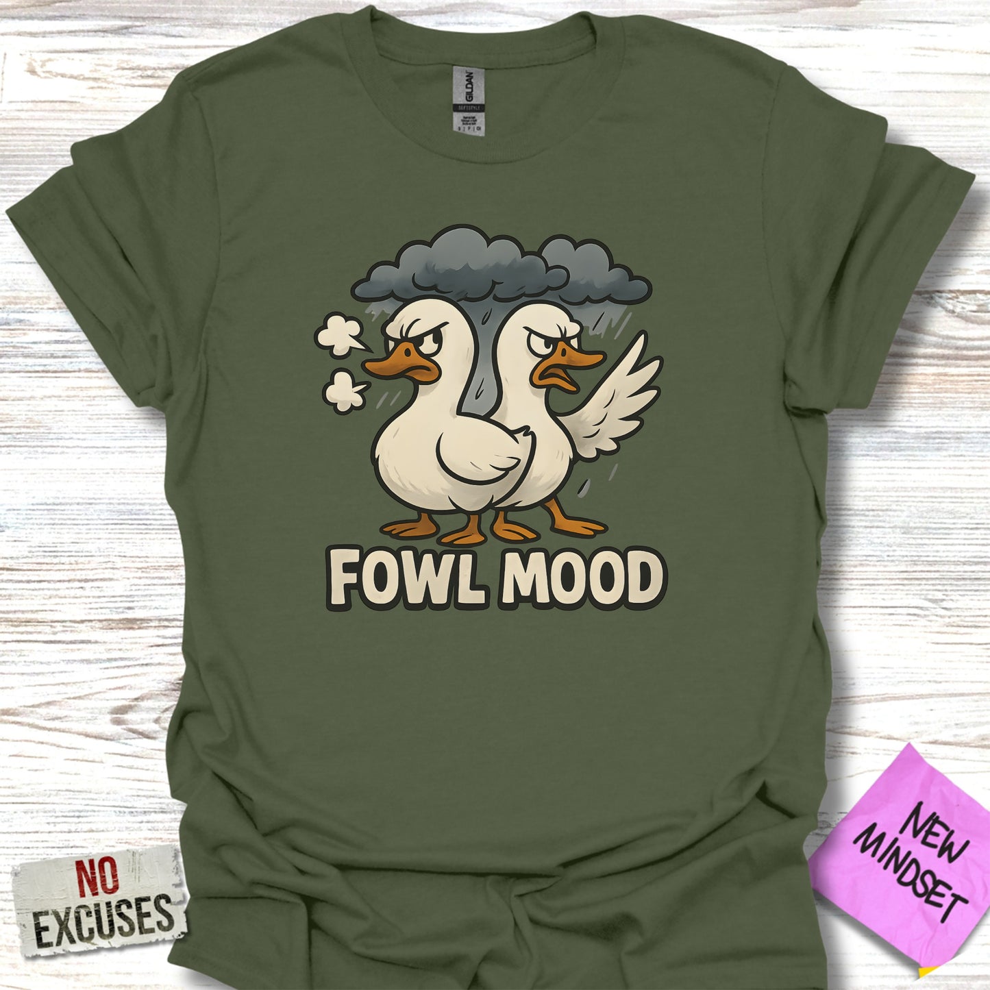 Fowl Mood Graphic Design T-Shirt product type