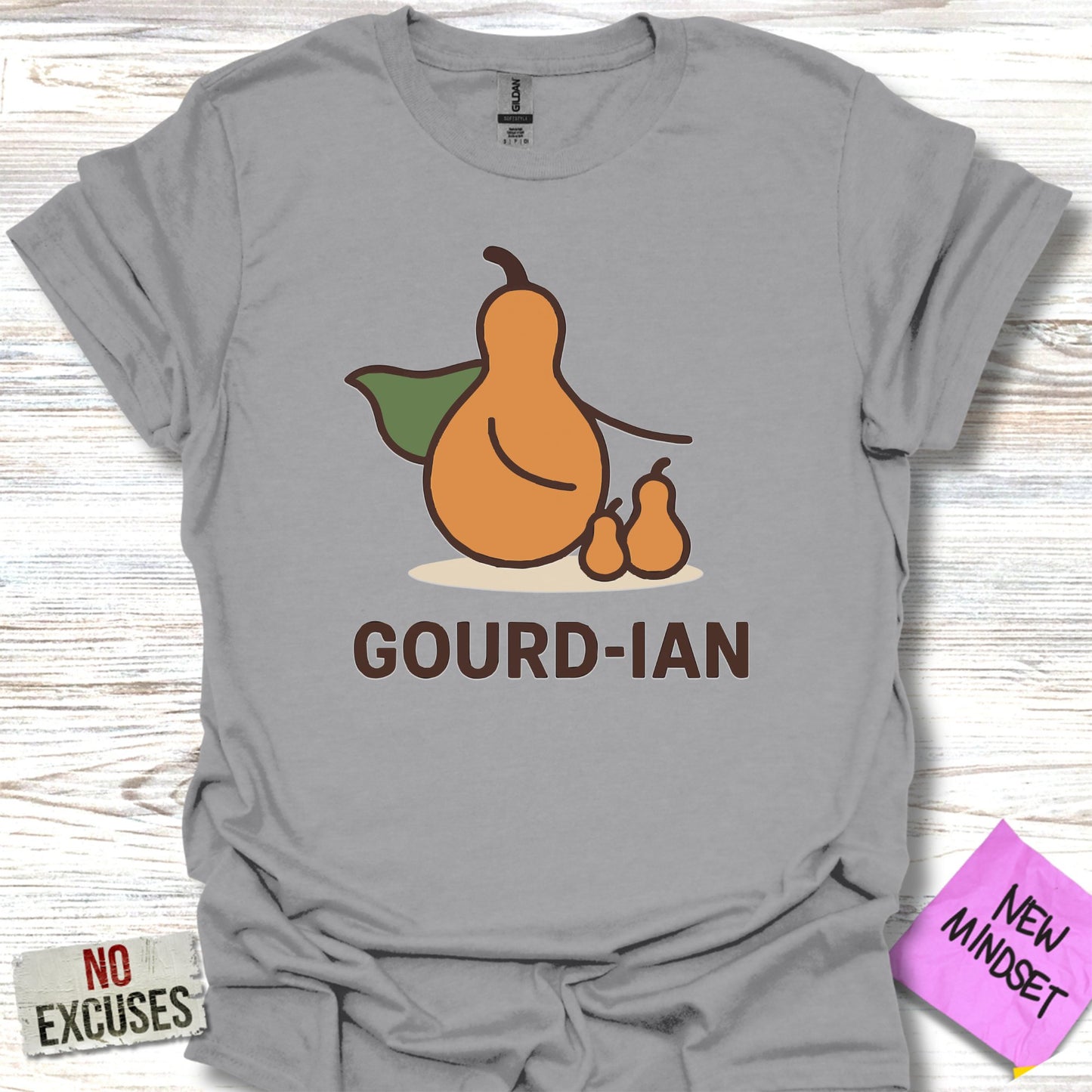 Humorous Gourd Inspired Graphic Tee Shirt product