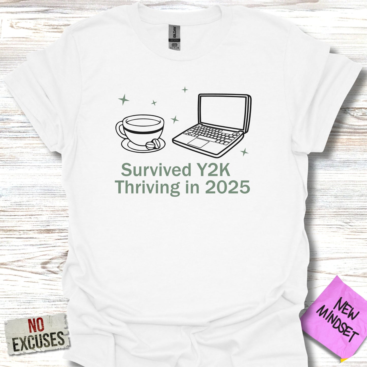 Survived Y2K Thriving in 2025 Graphic T-shirt product