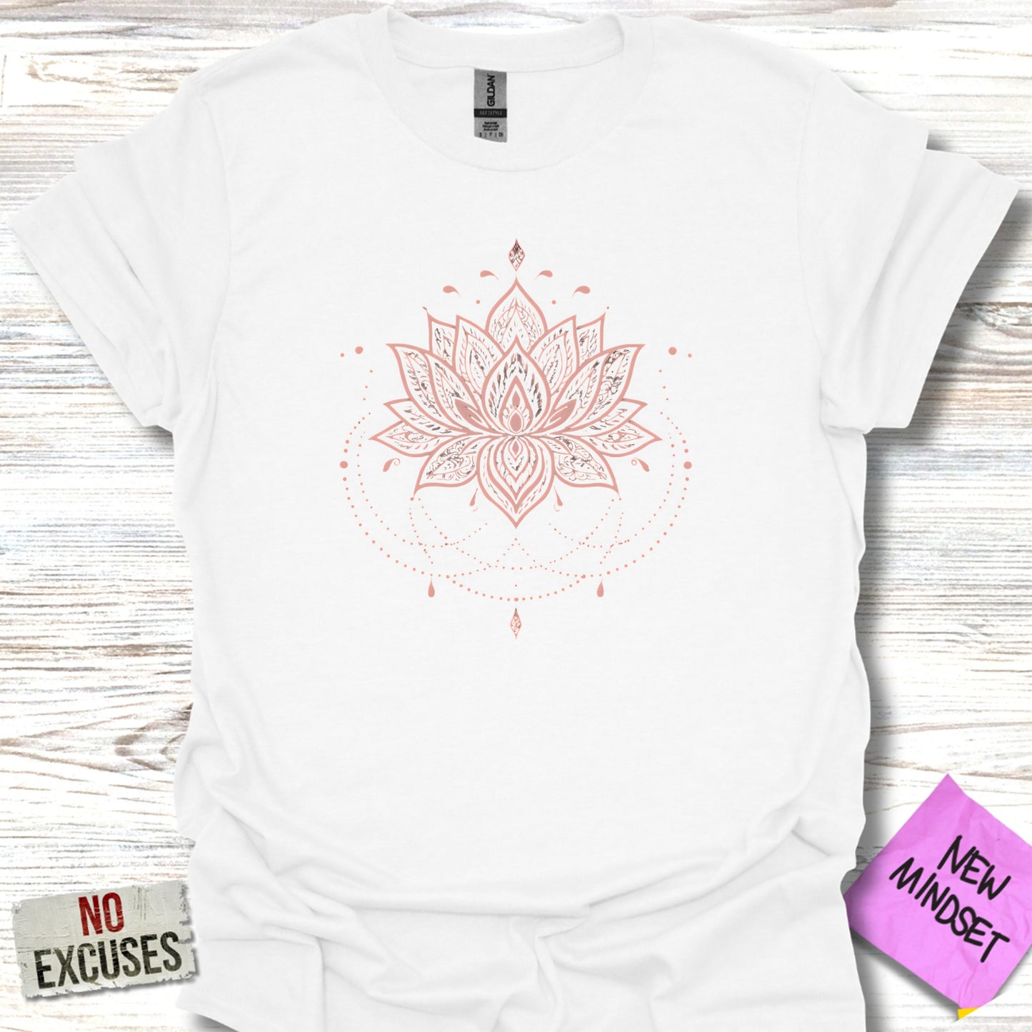 Lotus Flower Mandala Design Unique T-shirt product