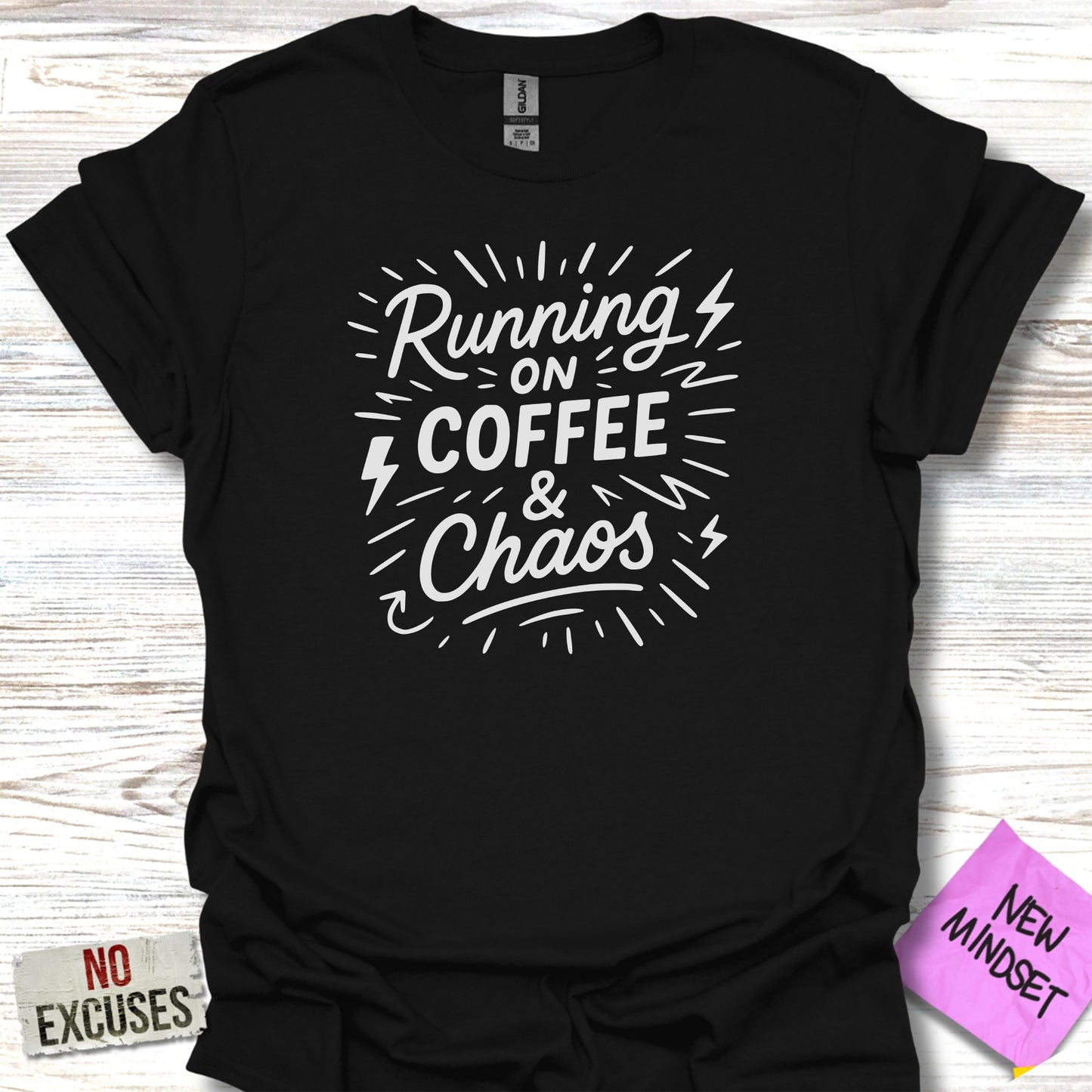 Running on Coffee and Chaos T-Shirt product