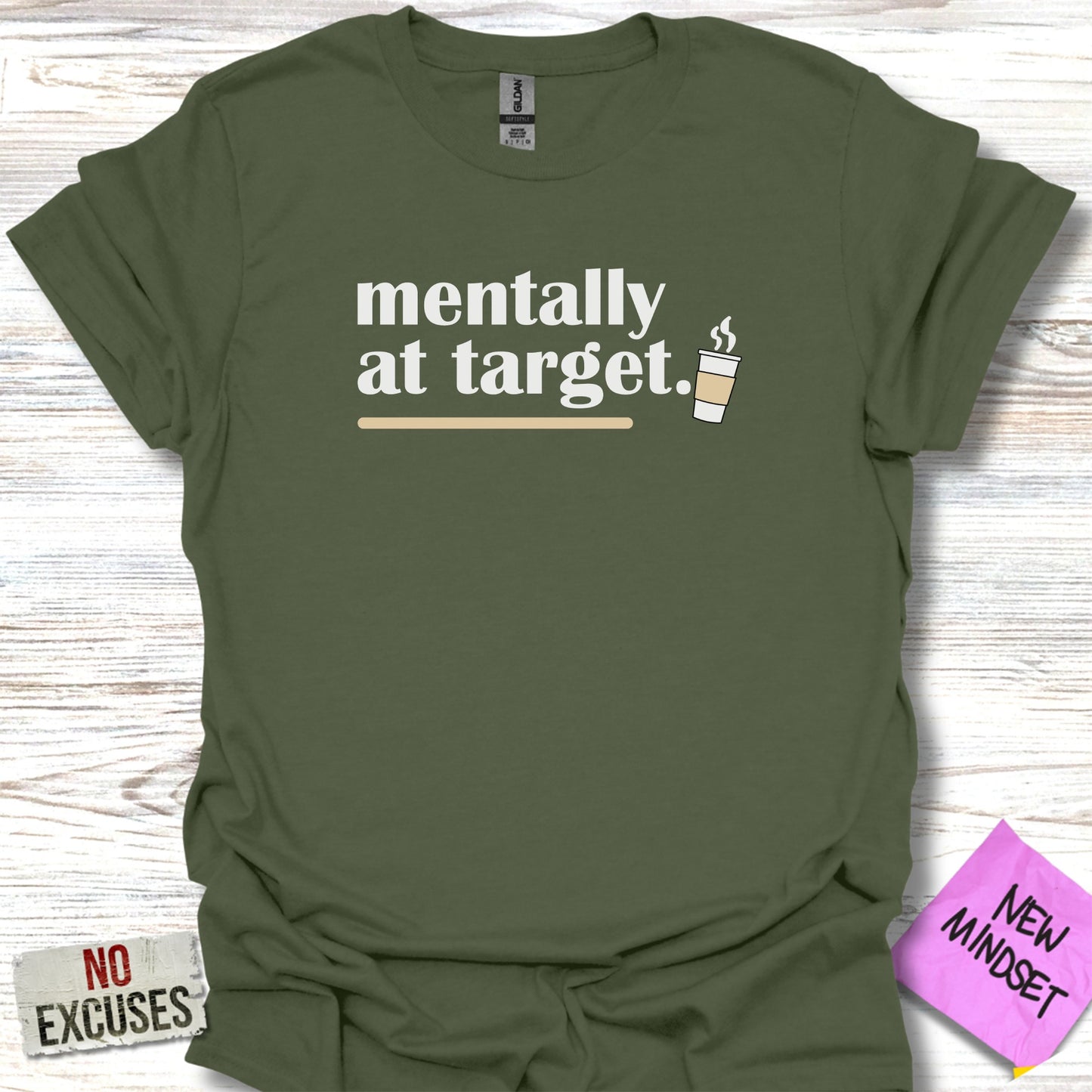 Mentally At Target Casual Tee Comfortable Shirt product