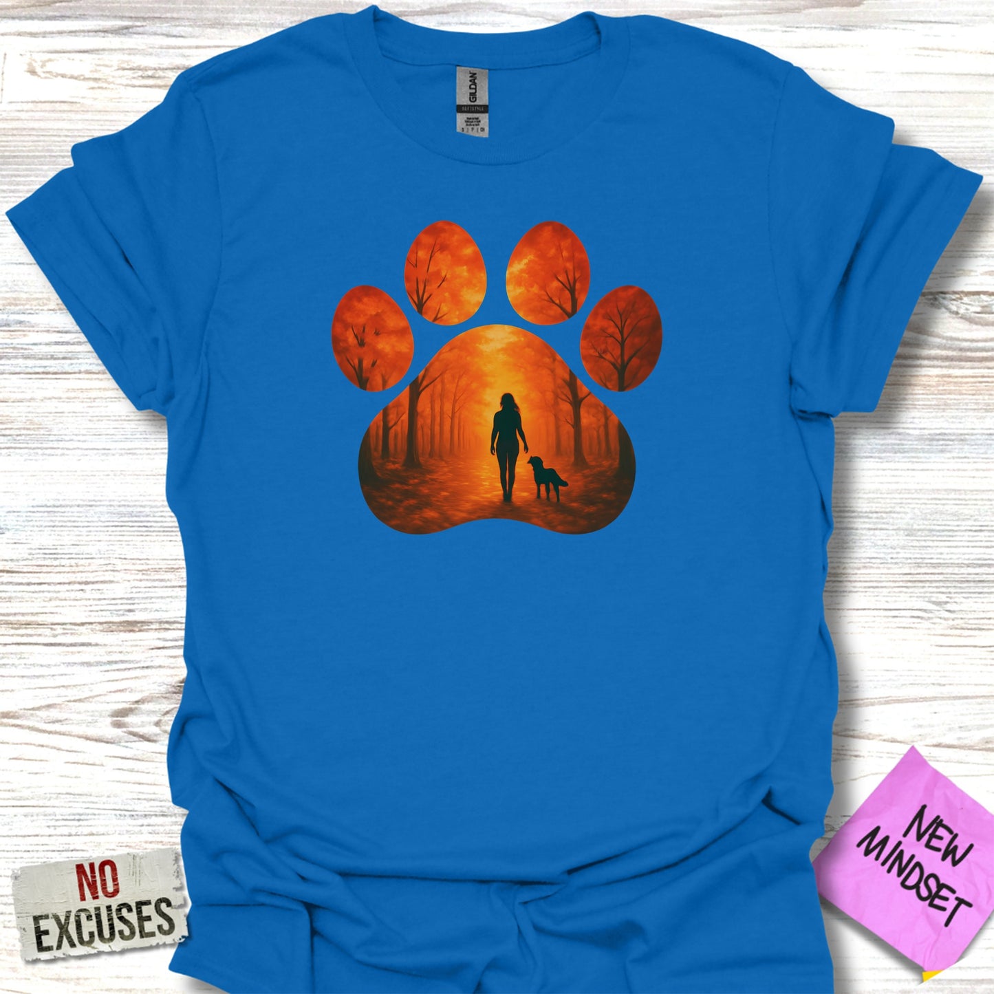 New Mindset Outdoor Adventure Paw Print T-Shirt product