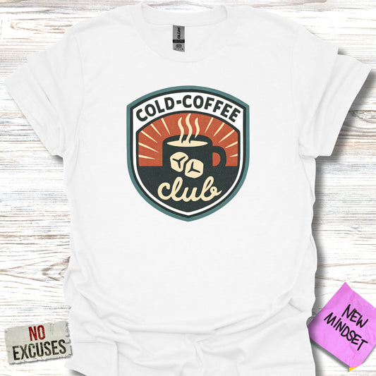 Cold Coffee Club Design on Comfortable White product type