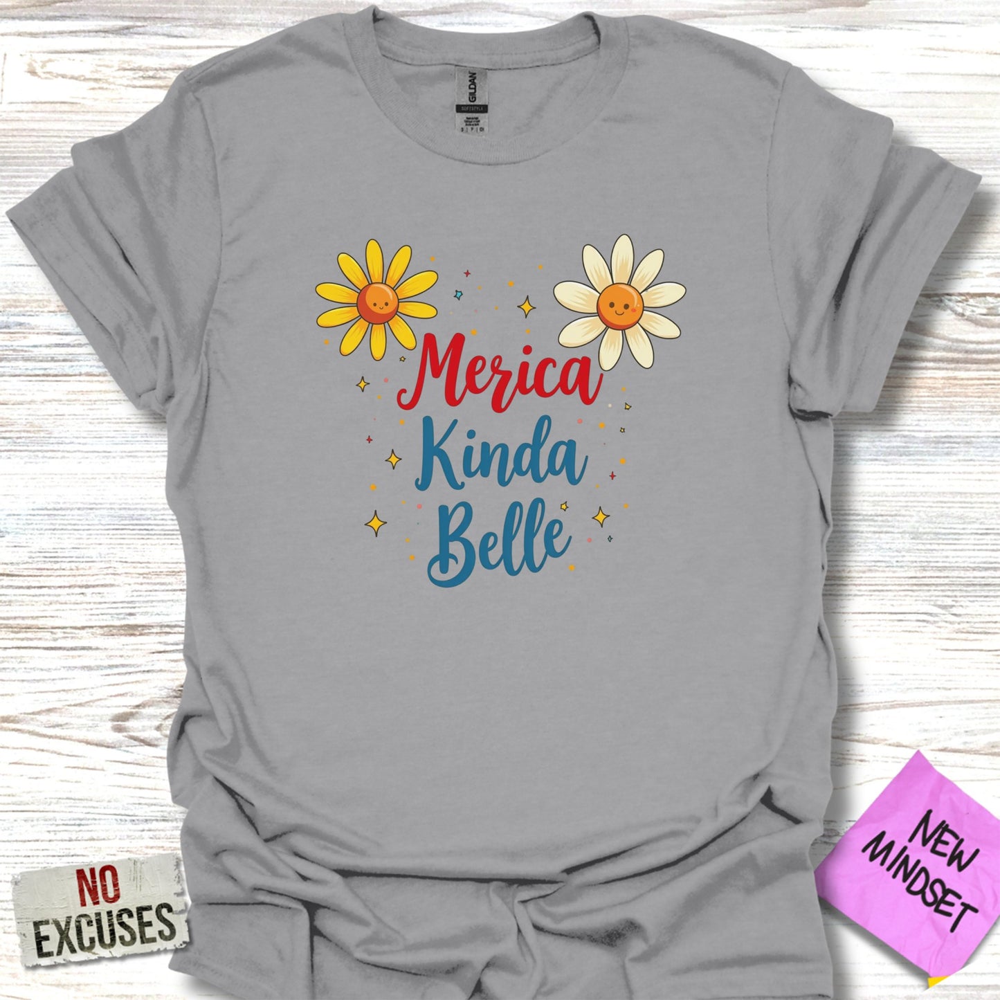 Merica Kinda Belle Flowers Printed Shirt product