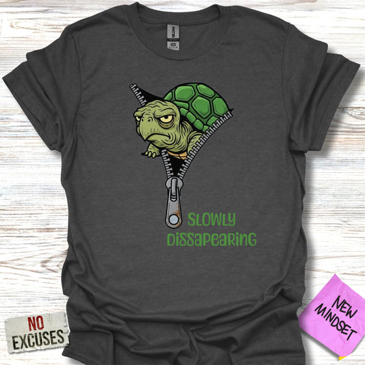 Slowly Disappearing Turtle Graphic T-Shirt product