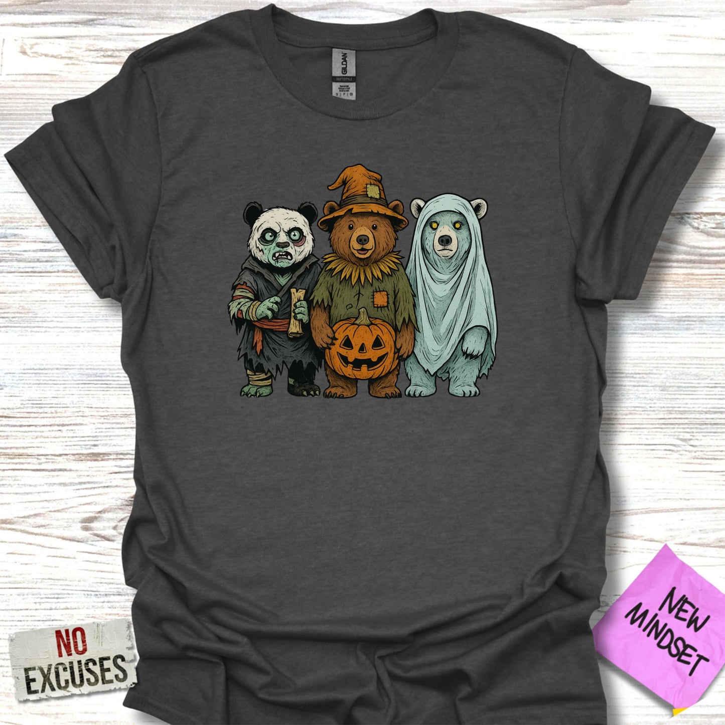 Halloween Themed Bear Costume Graphic T-shirt product
