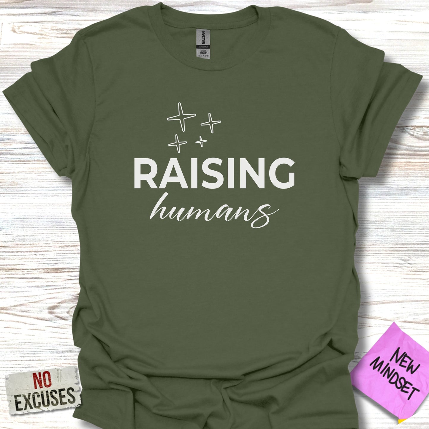 Raising Humans Graphic Tee shirt product