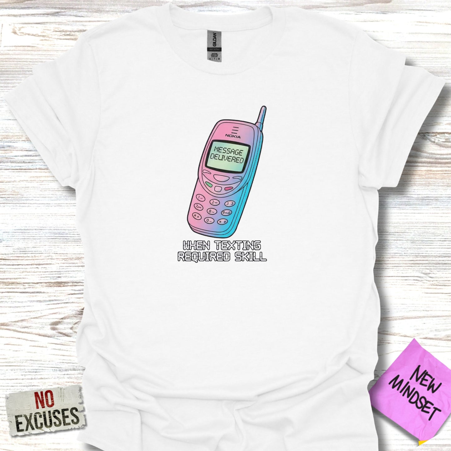 Message Delivered When Texting Required Skill T-shirt