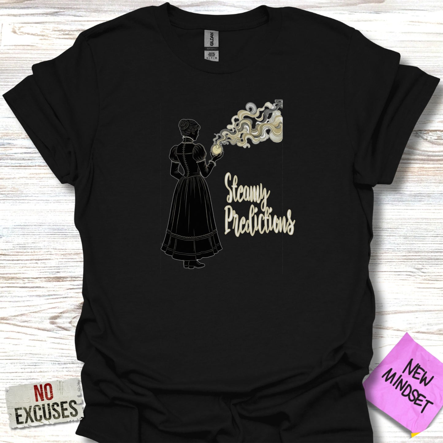 Steamy Predictions Illustration Printed T-shirt Product