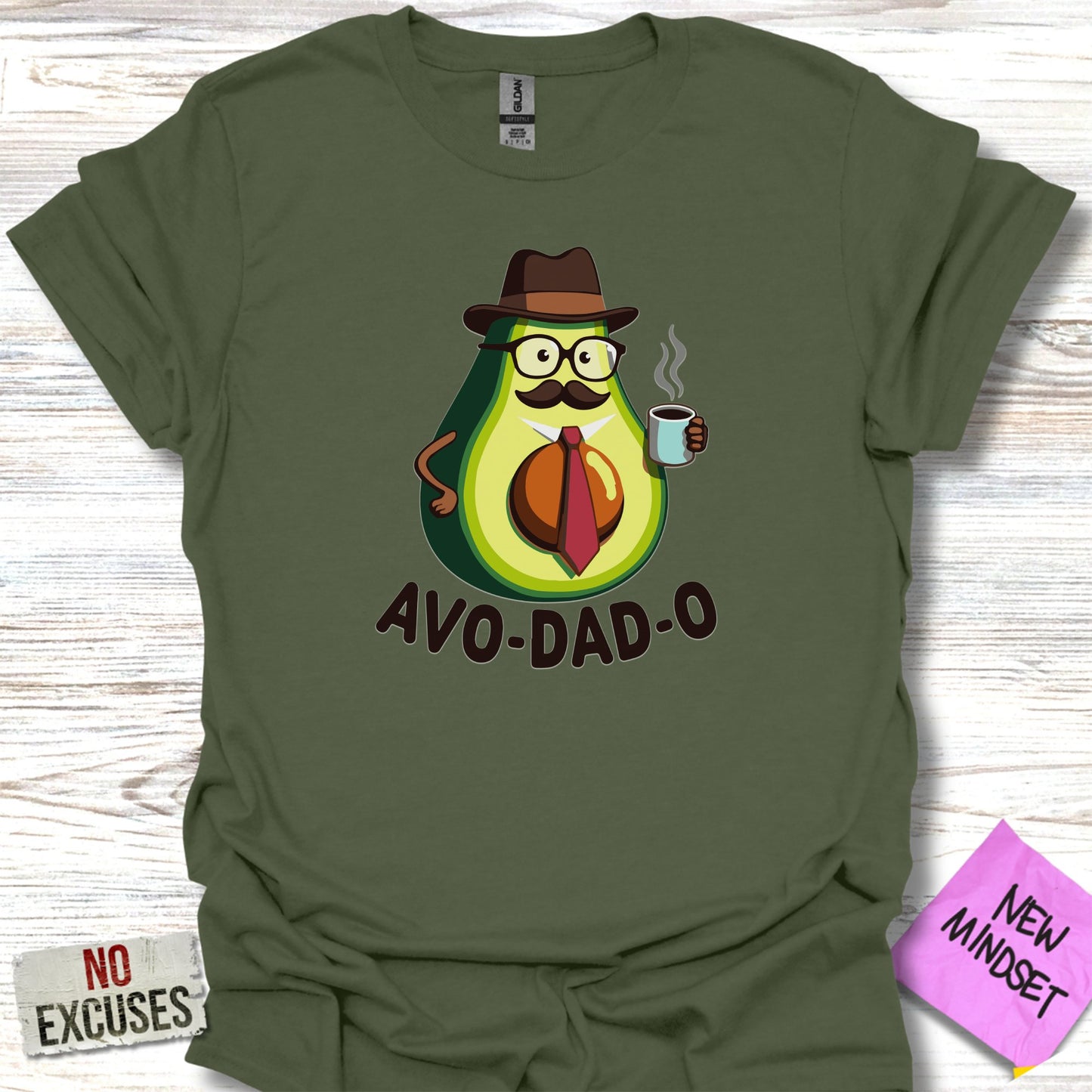 Humorous Avo Dad O Design Graphic T-Shirt product type