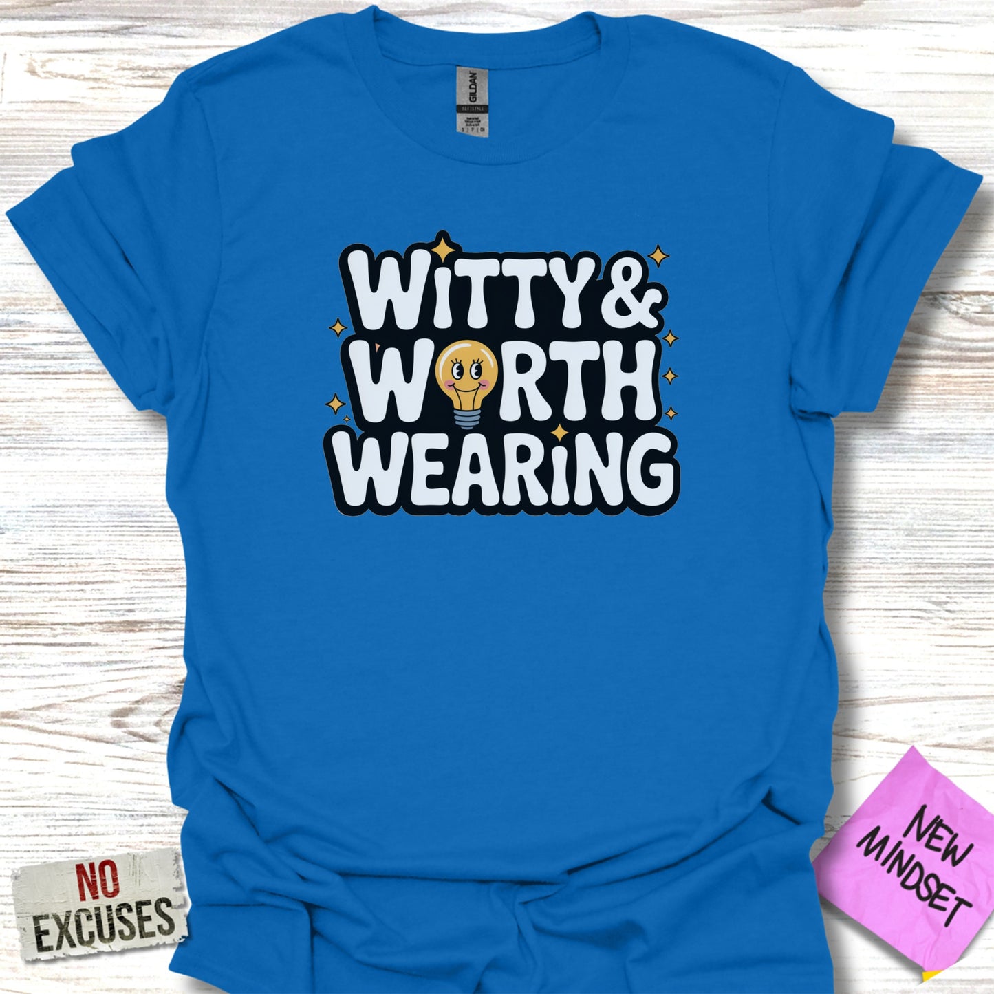 Witty and Worth Wearing Graphic Tee Shirt Product