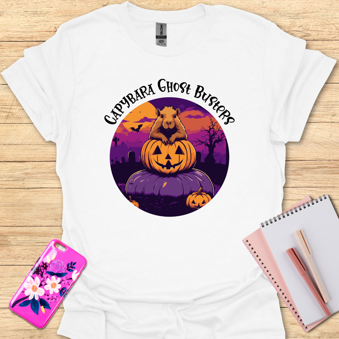 Capybara Ghost Busters T-Shirt