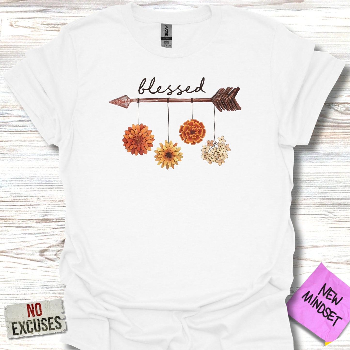Blessed Floral Arrow Graphic T-shirt Product Type