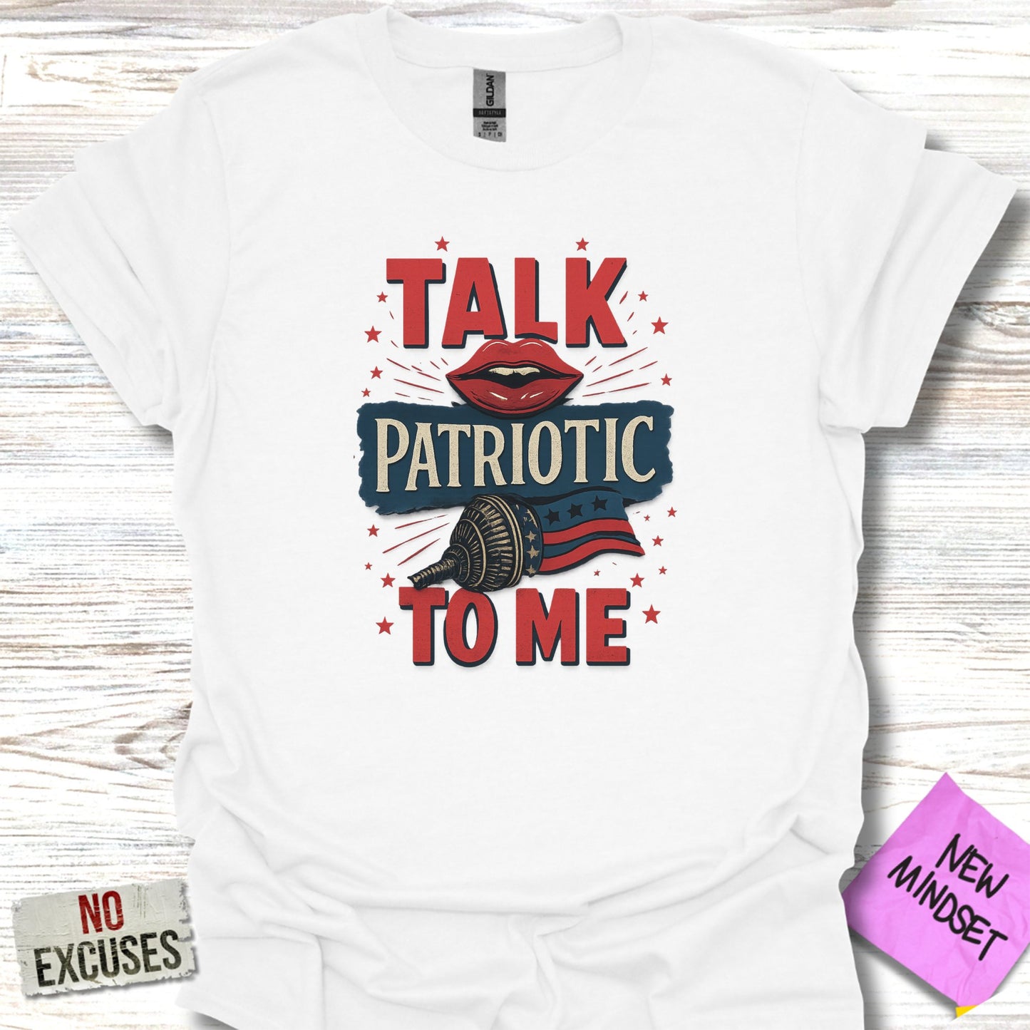 Talk Patriotic To Me Graphic Tee Shirt product type