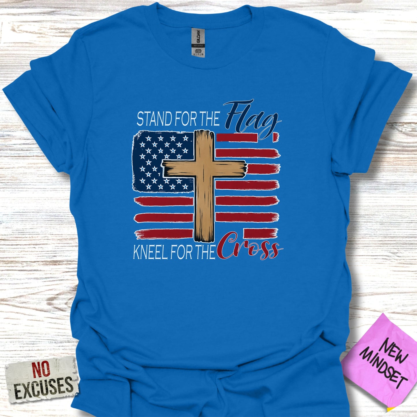 Stand for the Flag Kneel for the Cross shirt product