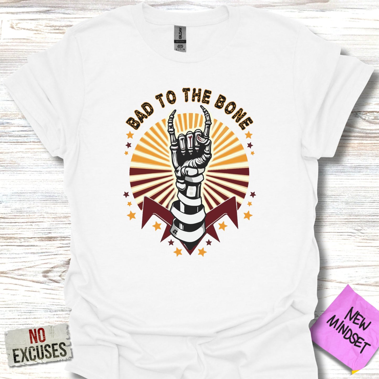 Bad to the Bone Graphic Printed T-Shirt product