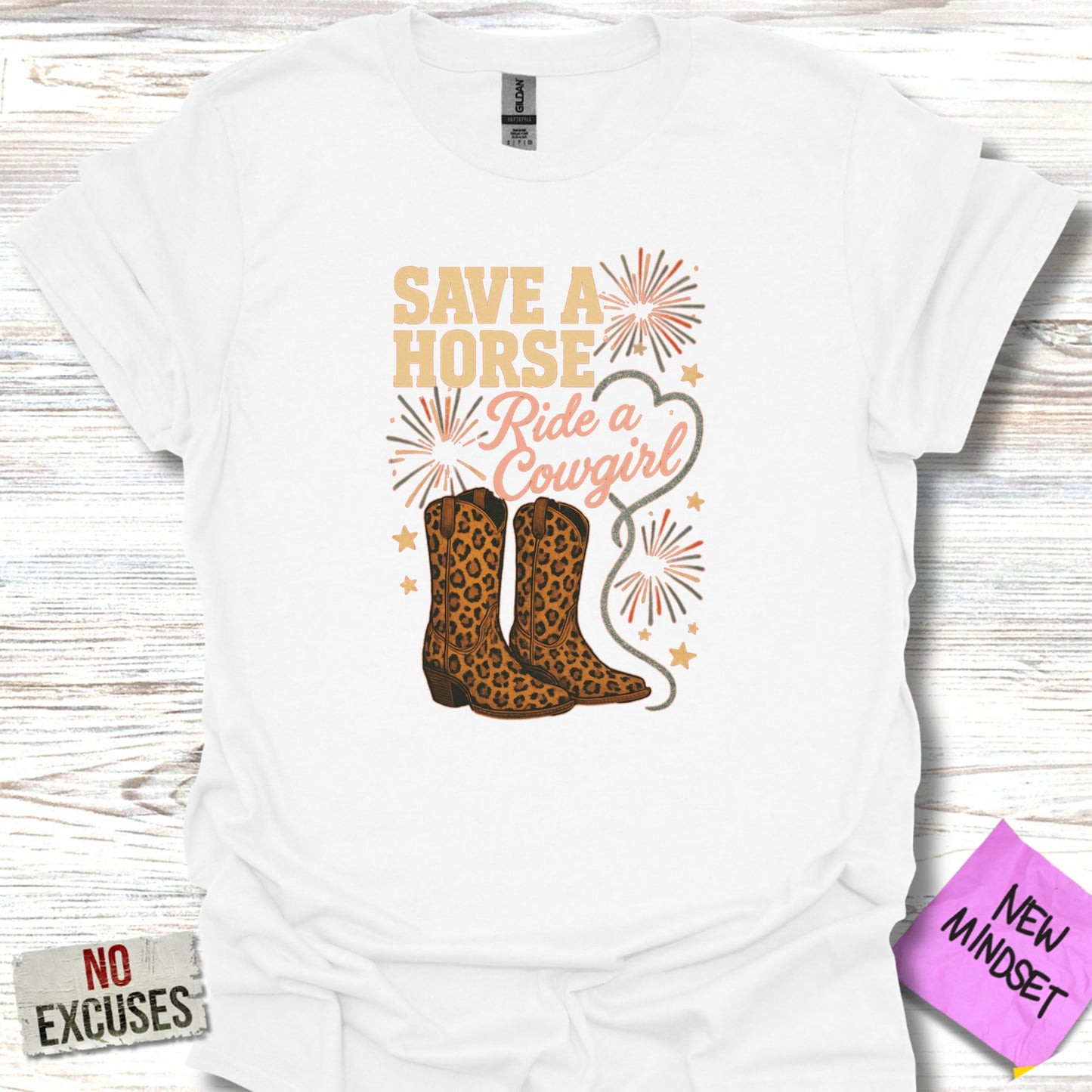 Save a Horse Ride a Cowgirl Graphic T-Shirt product type