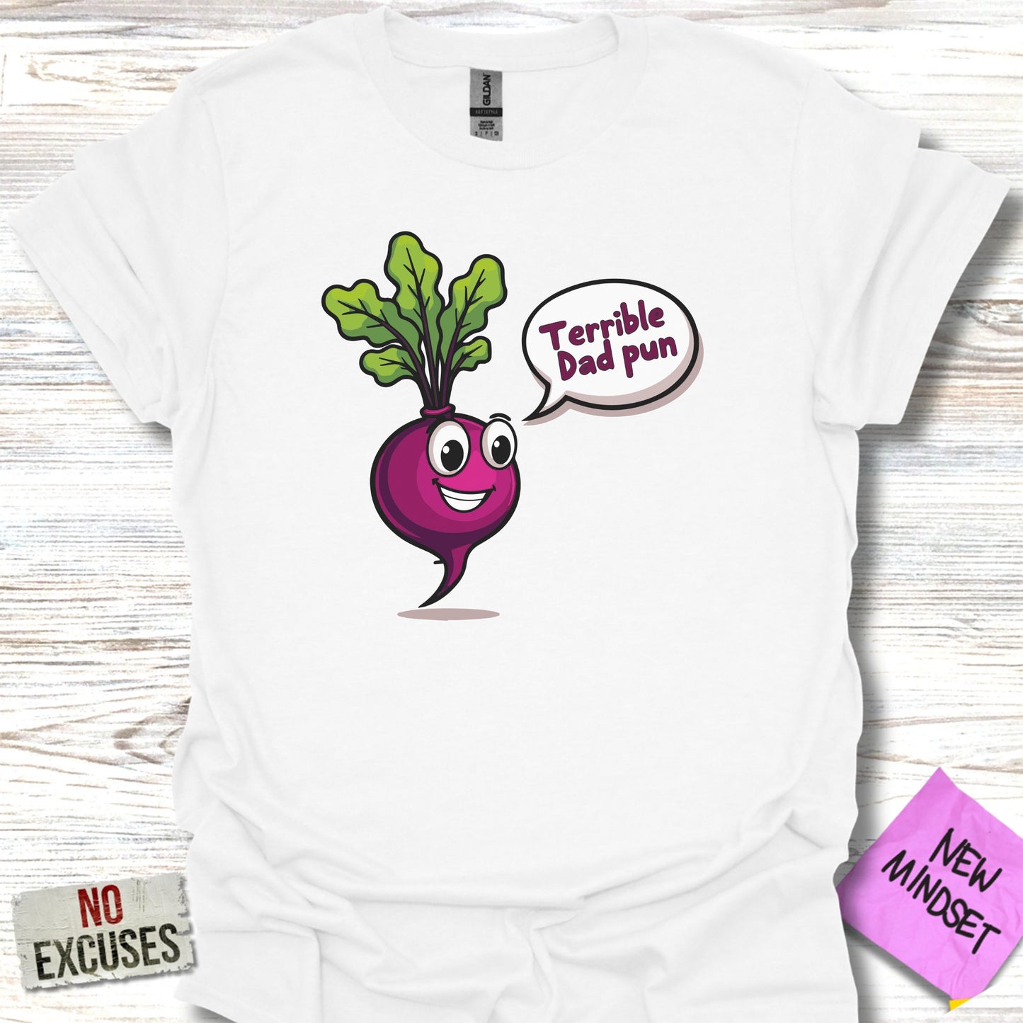 Funny Vegetable Cartoon Terrible Dad Pun Design product type