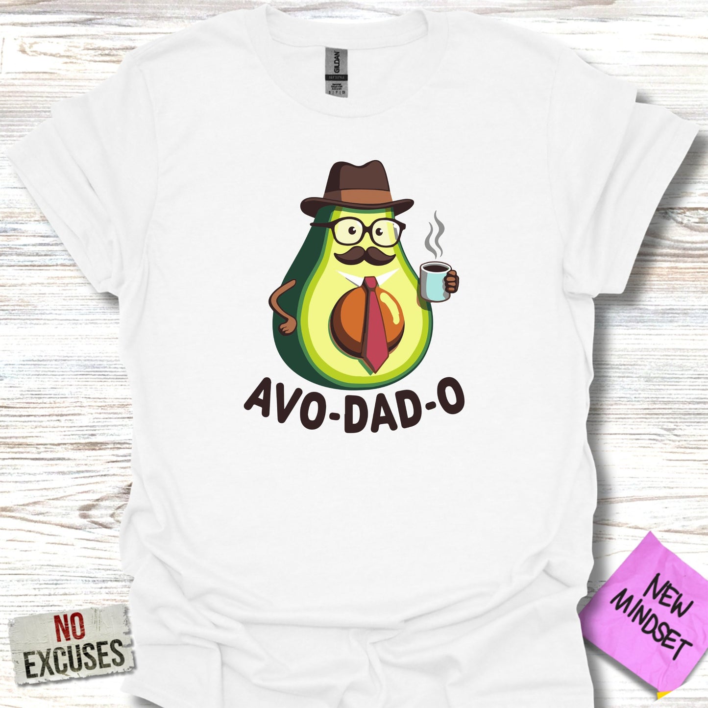 Funny Avocado Dad Graphic Tee for Casual Wear product