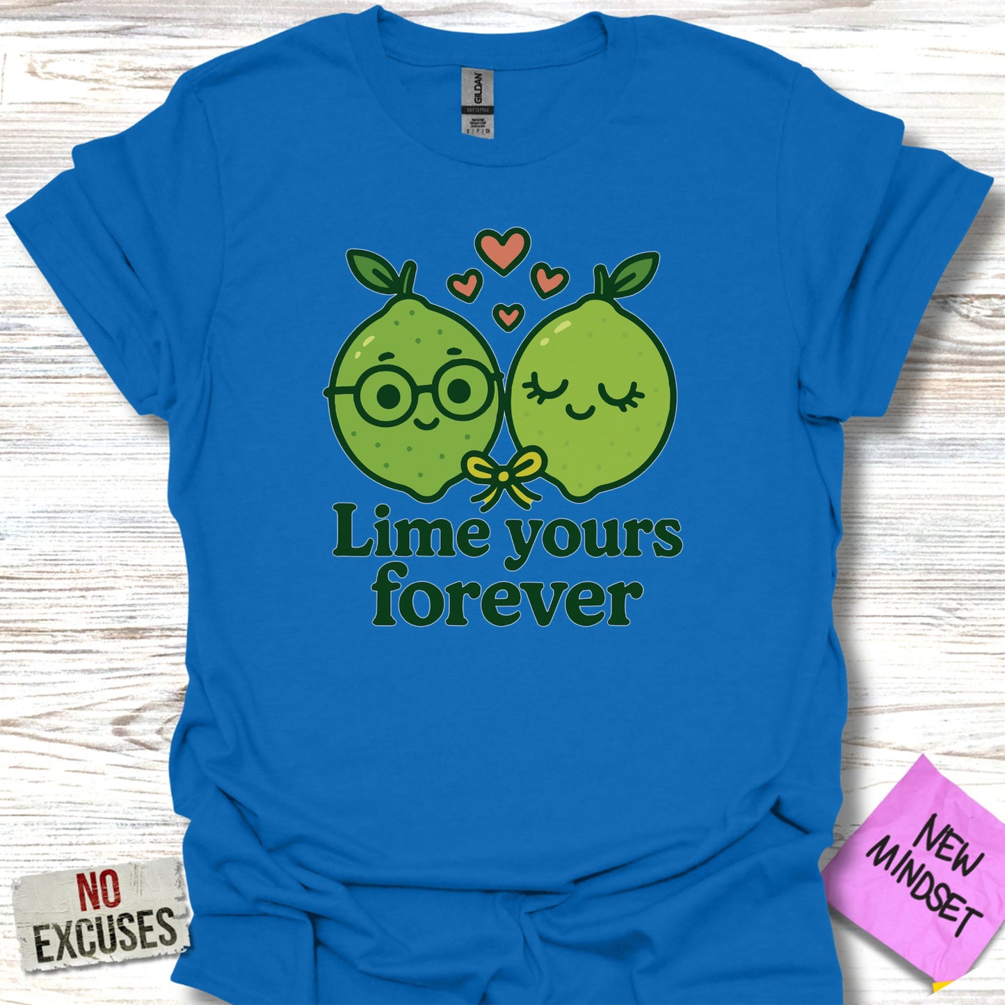 Lime Yours Forever Cute Matching Couple Shirt product type