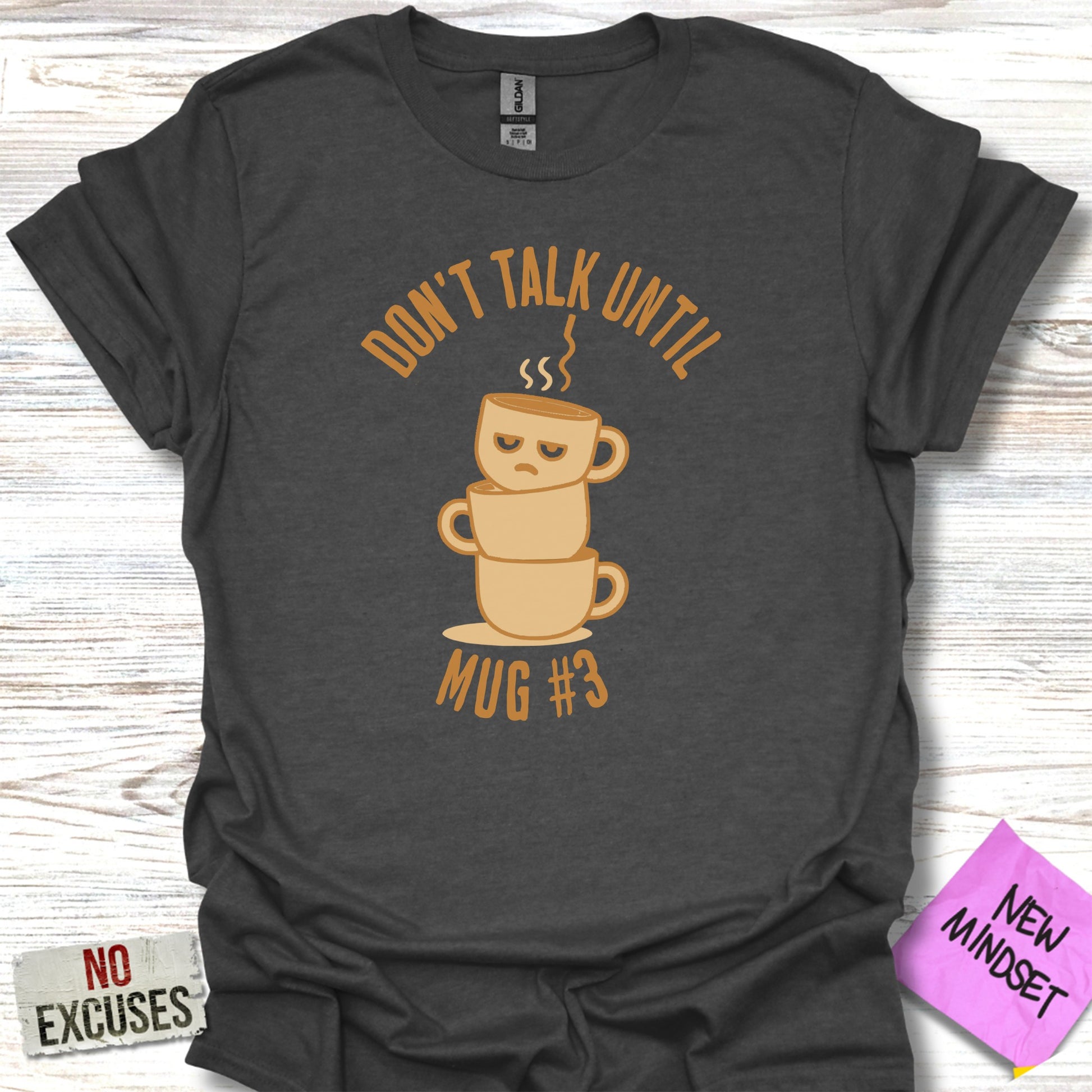 Don't Talk Until Mug #3 No Excuses New Mindset product type