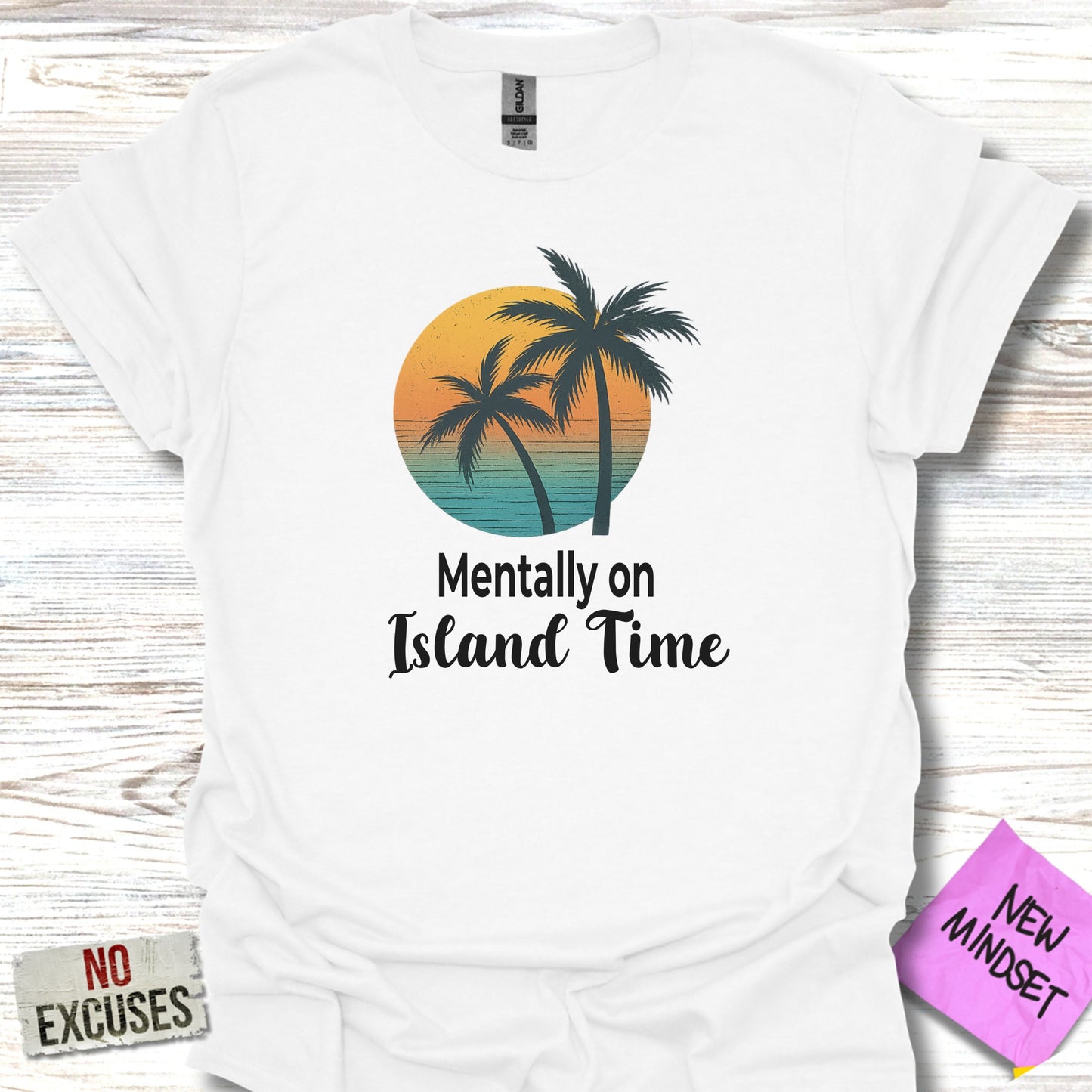 Mentally on Island Time New Mindset solid color product
