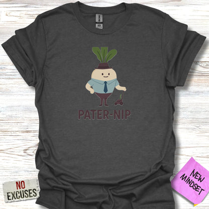 Funny Cartoon Vegetable Pater Nip Character T-shirt product