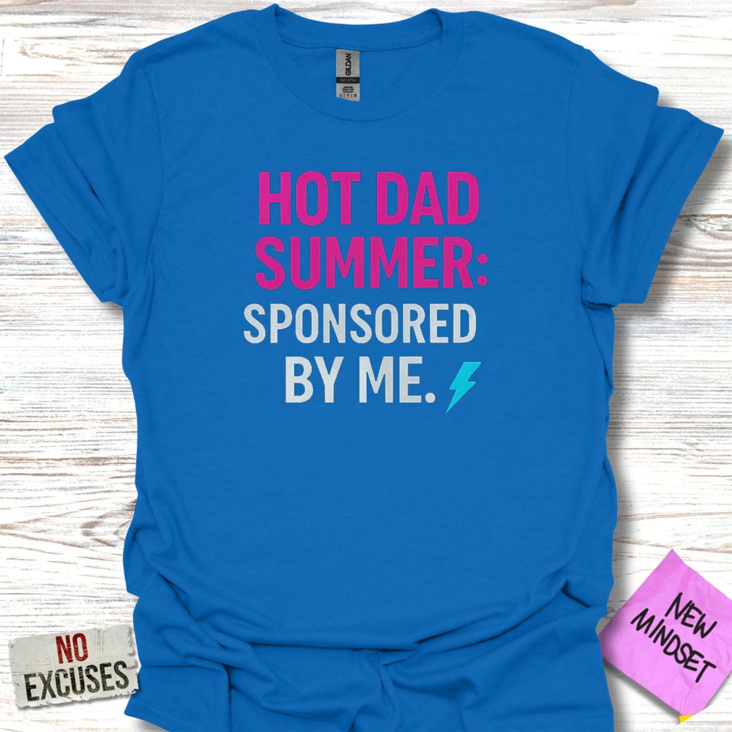 Hot Dad Summer Sponsored by Me Graphic T-Shirt product
