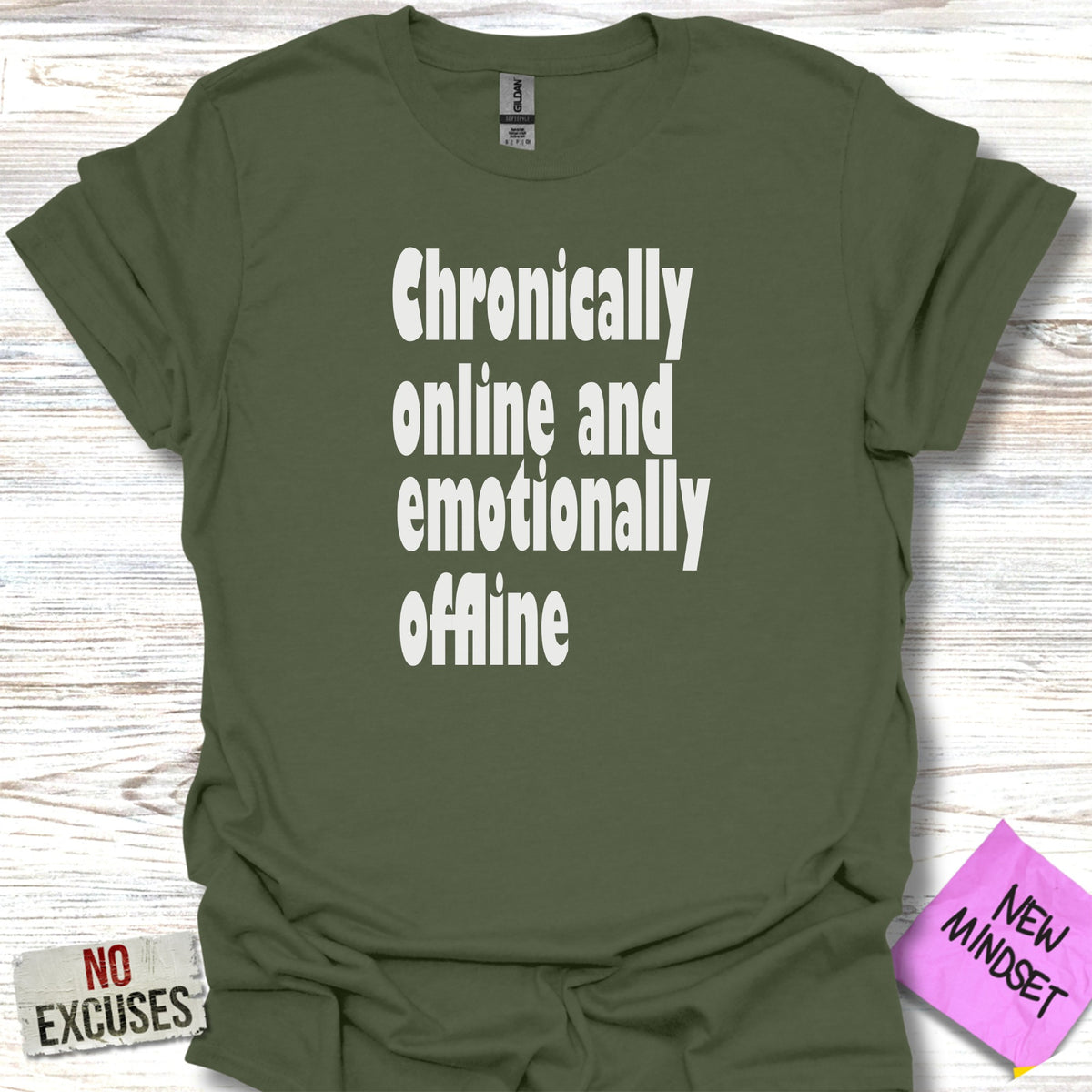 Chronically Online and Emotionally Offline Shirt