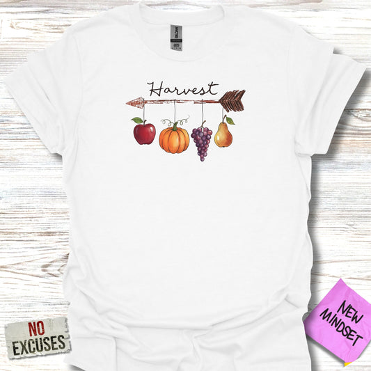 Harvest Arrow with Fruit Graphic T-shirt product