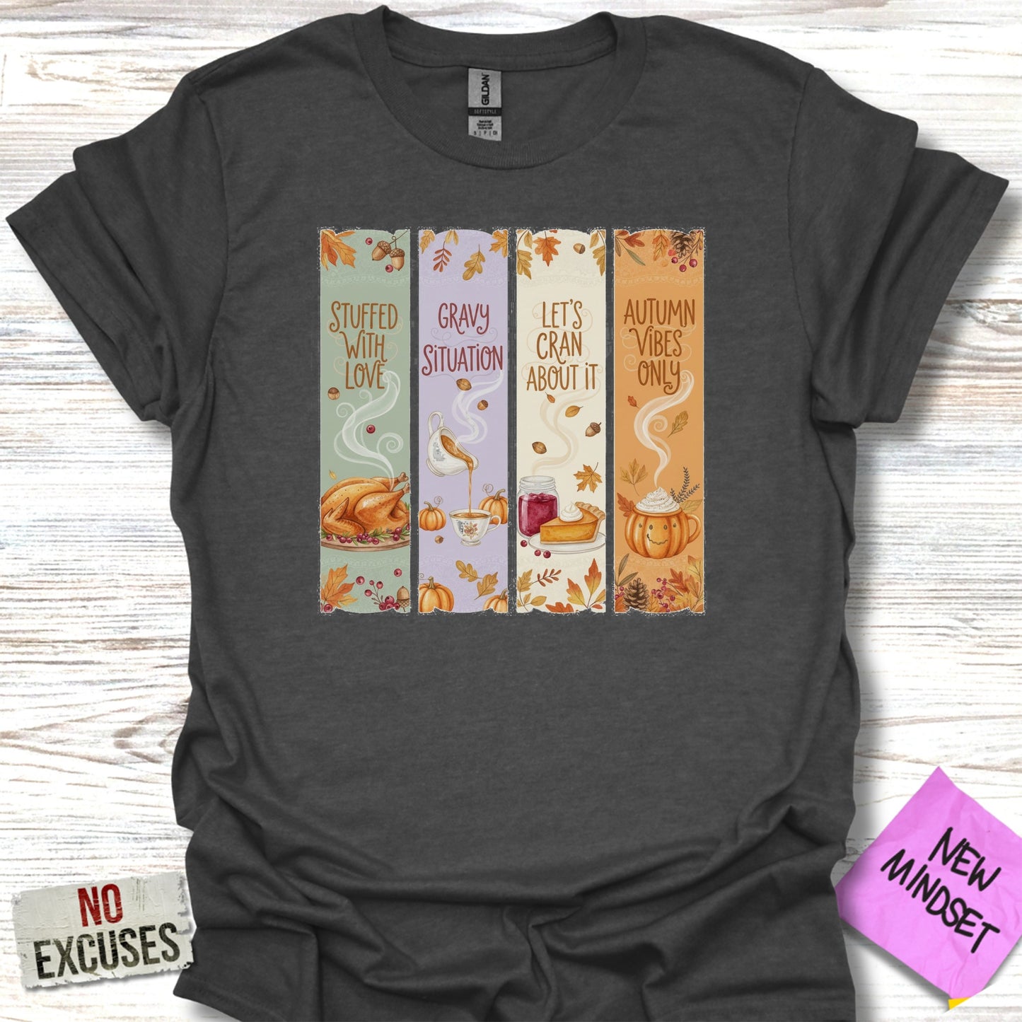 Autumn Vibes Thanksgiving Theme T-shirt product type