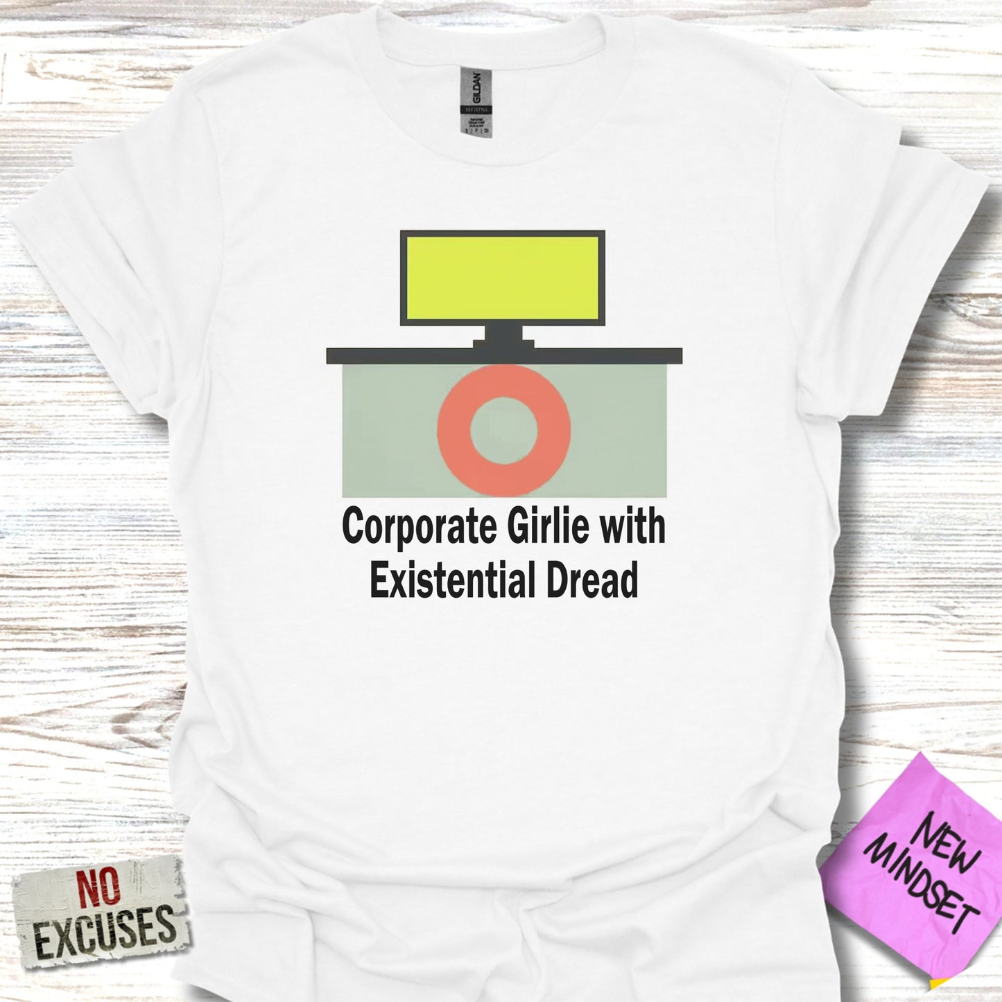 Corporate Girlie with Existential Dread T-shirt product type