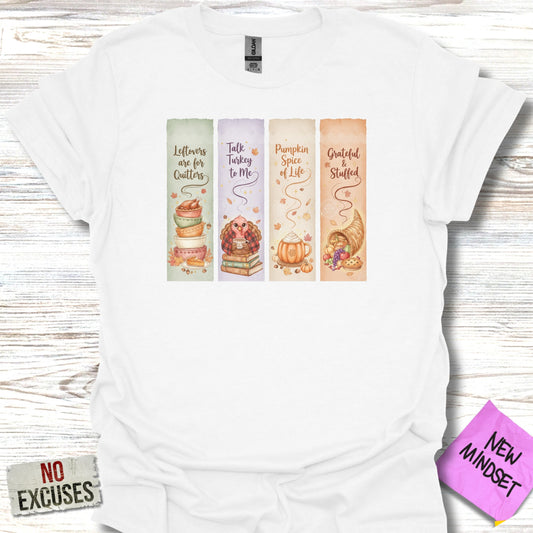 Autumn-Themed Printed Casual Wear T-shirt product