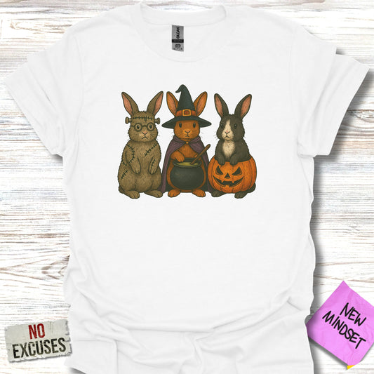 Halloween Themed Cute Bunny Graphic T-Shirt product