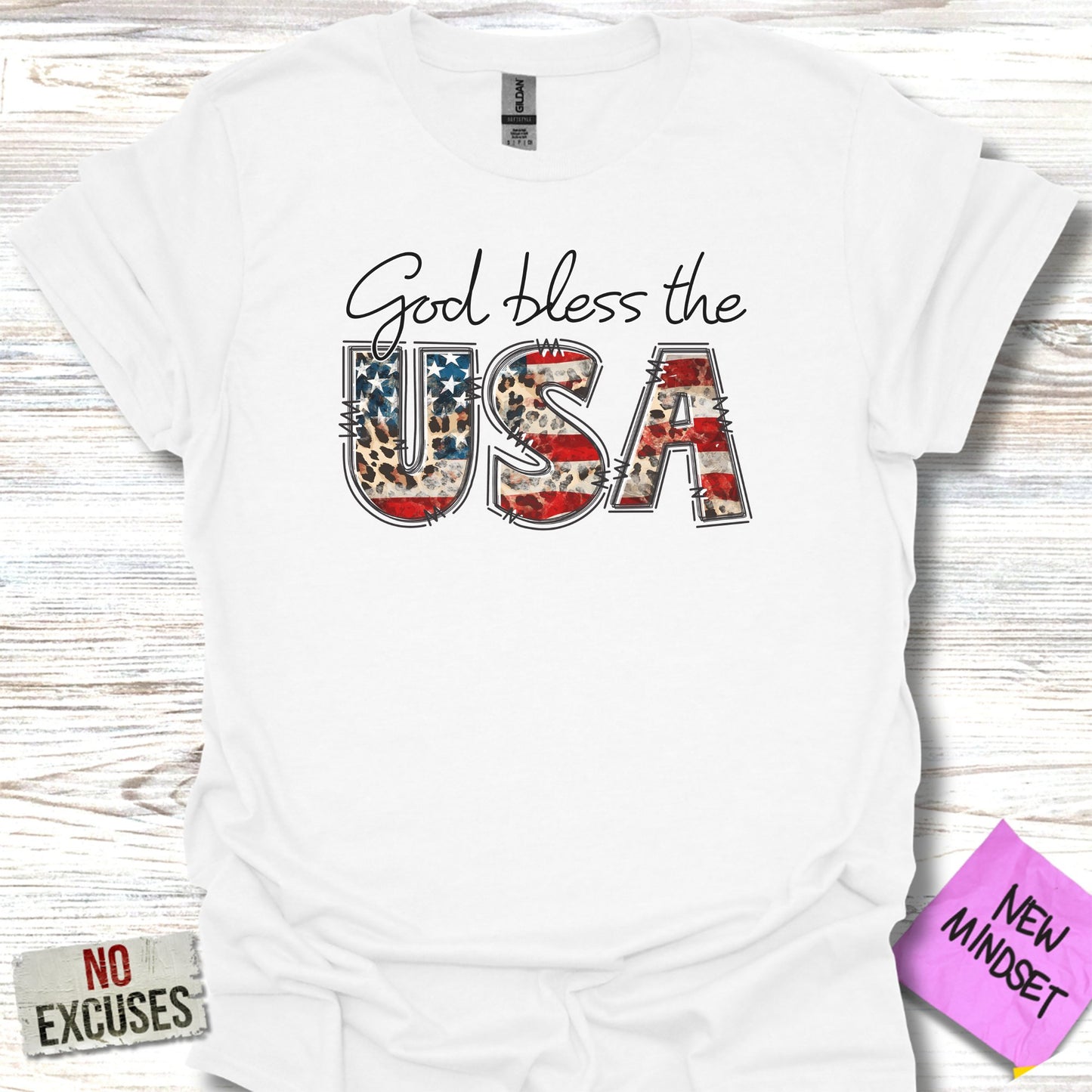 God Bless The USA Graphic T-shirt product type
