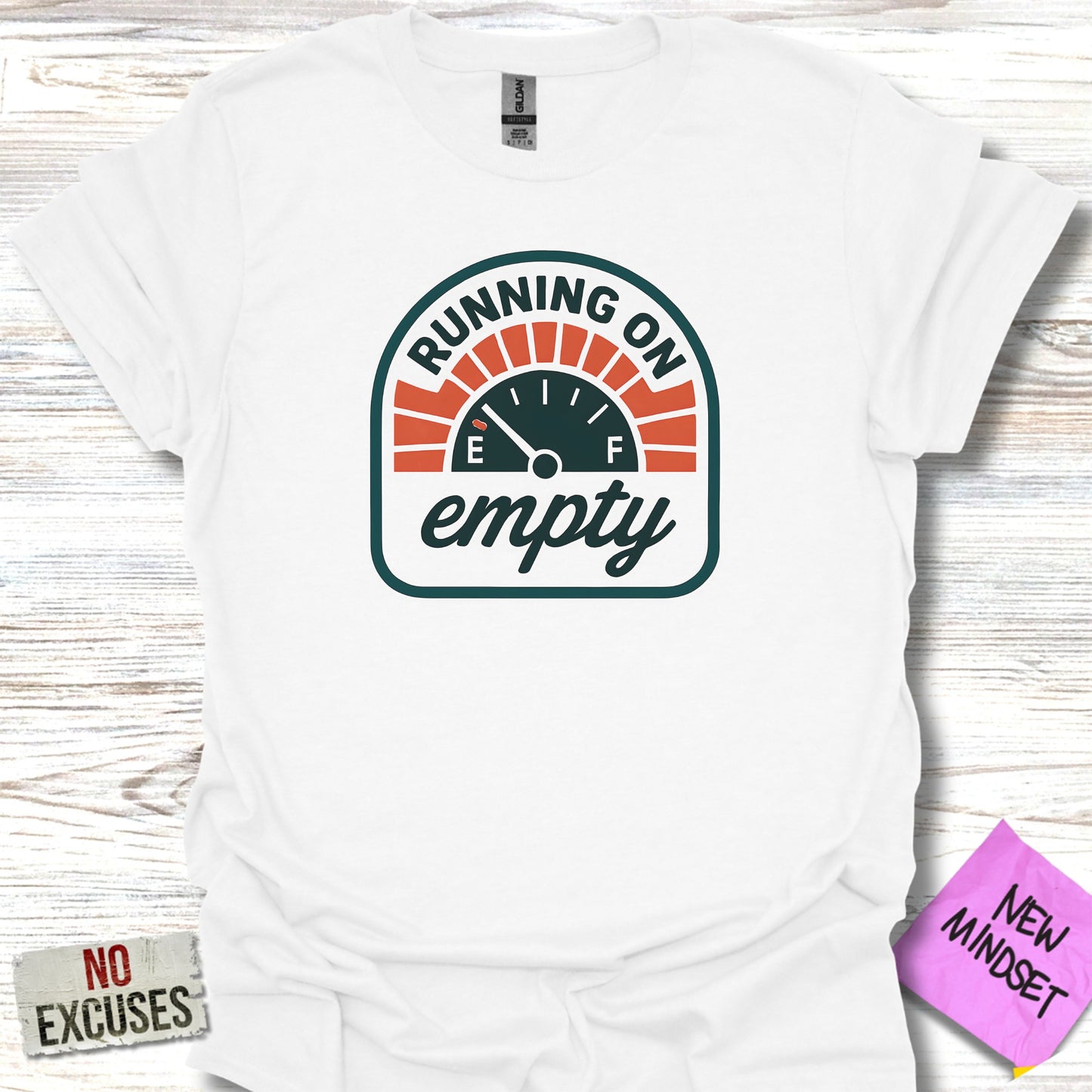 Running On Empty Humorous Graphic T Shirt product